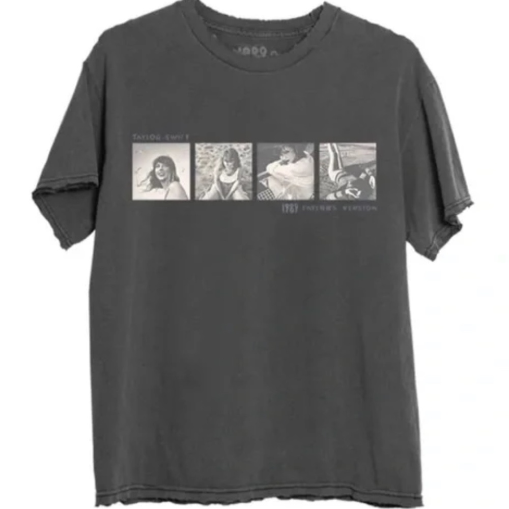 NEW Taylor Swift 1989 (Taylor's Version) Charcoal Photo T-Shirt 3X